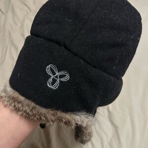 Wool trapper hat